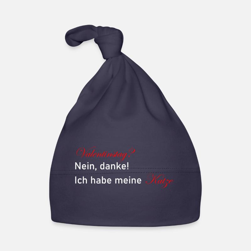 Valentinstag Miau Kätzchen Geschenk Geschenkidee Baby Bio-Mütze