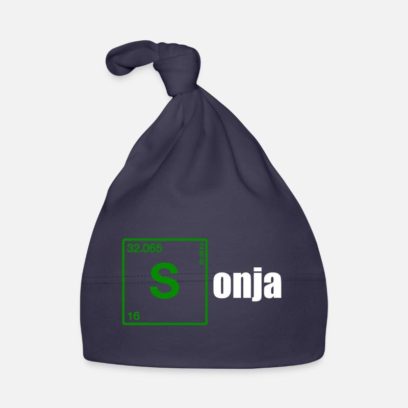 Sonja Gift white Organic Baby Cap