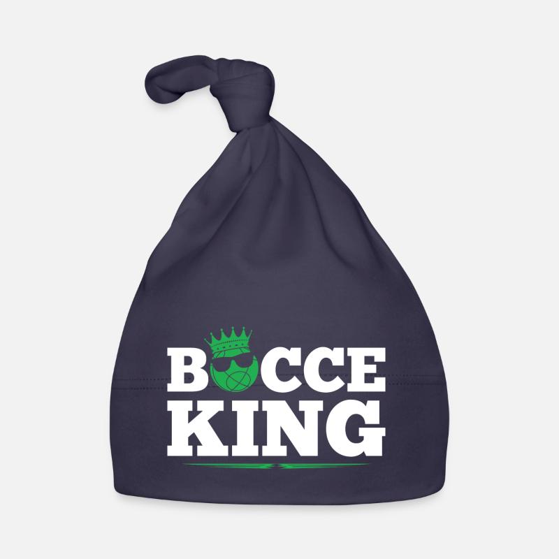 Bocce Ball, Bocce King, Funny Bocci Baby Bio-Mütze
