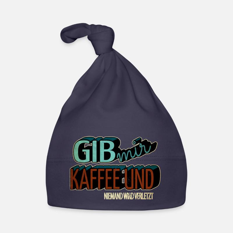 Funny Coffee Grounds Fun Coffee Pot Gift Idea Organic Baby Cap