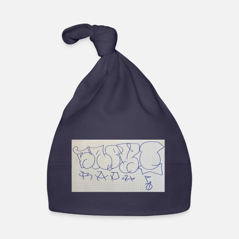 Birthday Present for Raphi (Graffiti Throw Up) Organic Baby Cap