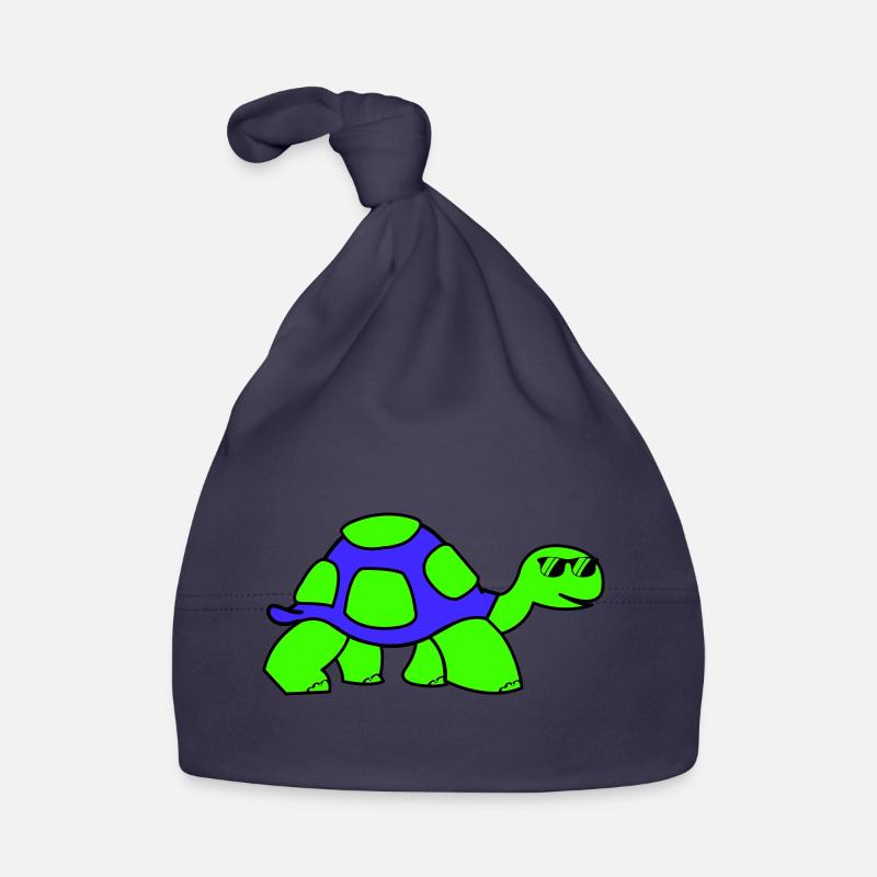cool turtle Organic Baby Cap