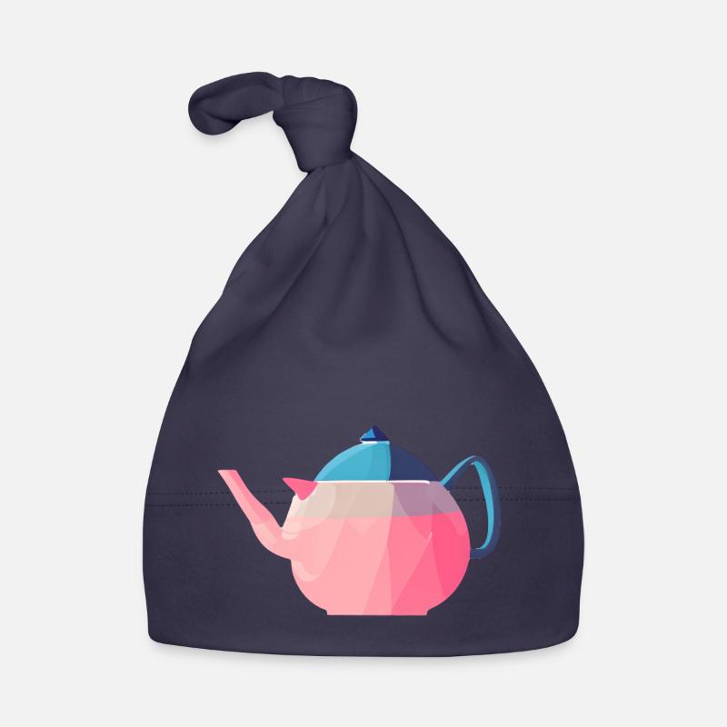 Tee Tasse Tea Spruch Teebeutel Geschenk Getränk Baby Bio-Mütze