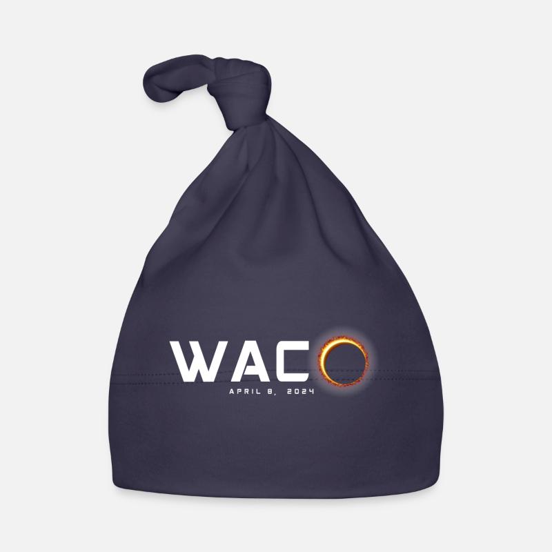 Waco Texas 2024 Eclipse Souvenir 8 avril Bonnet bio Bébé