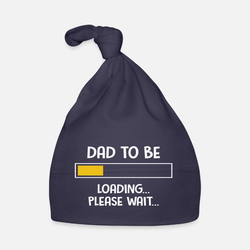 Dad To Be Loading Please Wait... Fathers Day Baby Bio-Mütze