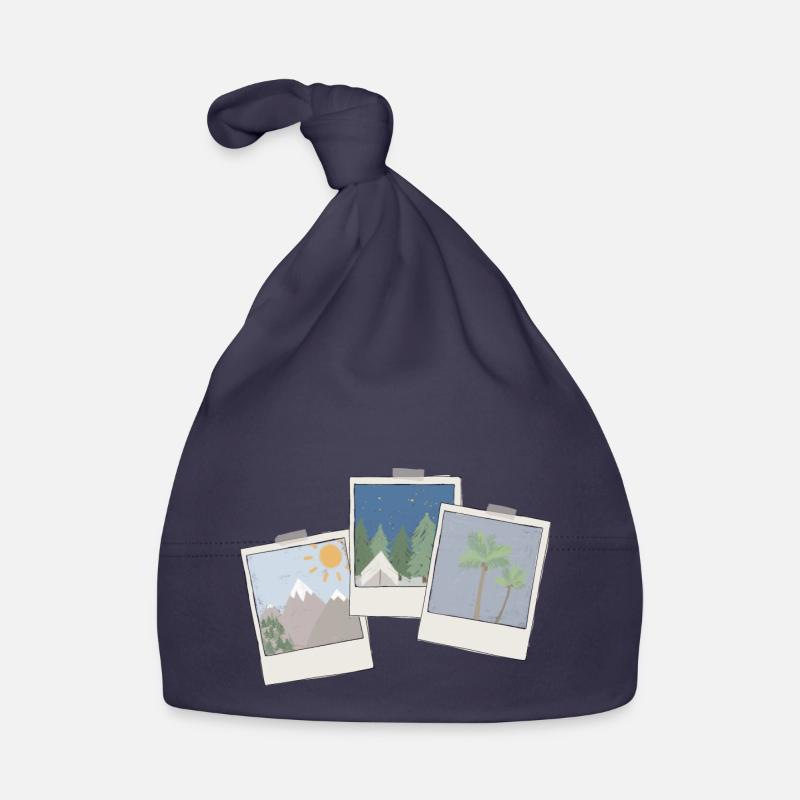 Bilder Trio - Baby Bio-Mütze - Navy