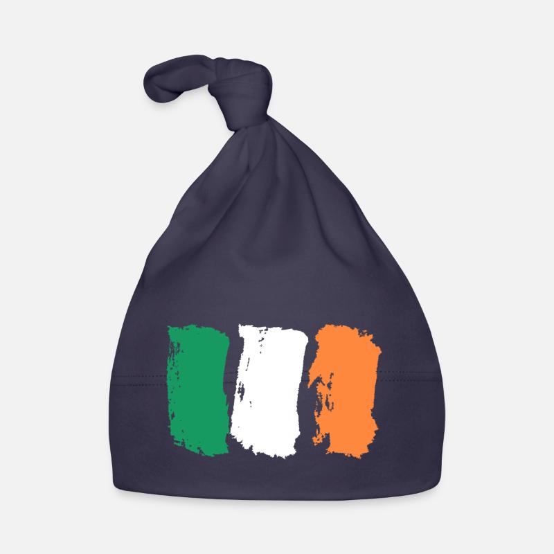 Drapeau irlandais / drapeau national de la République d’Irlande Bonnet bio Bébé