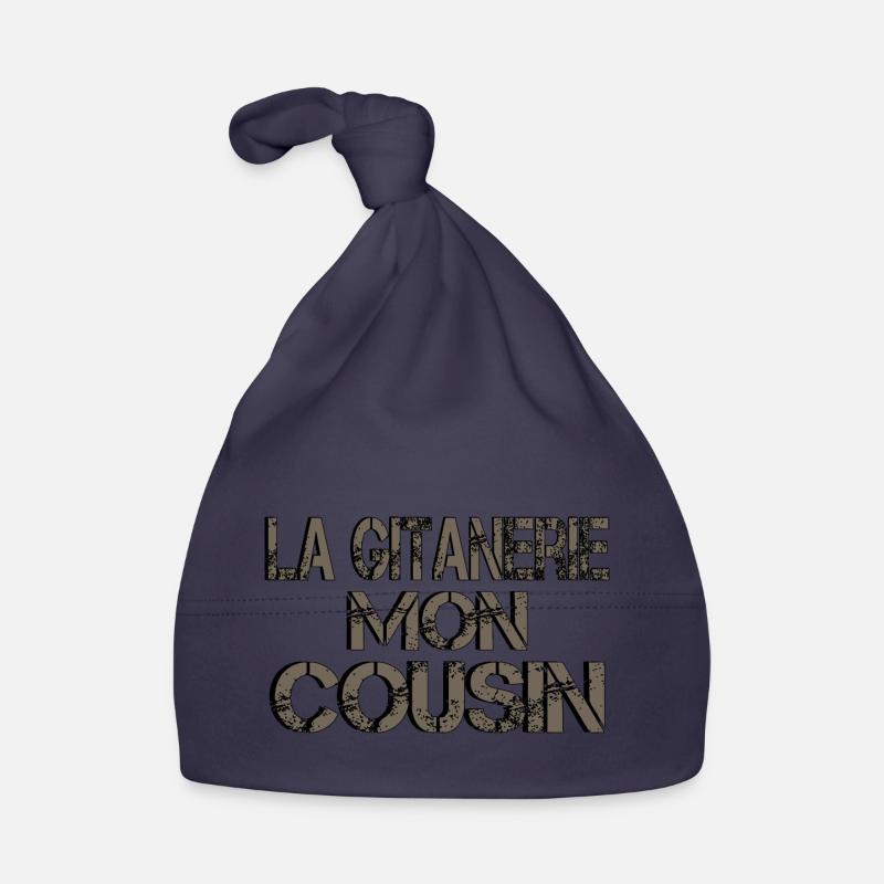 La Gitanerie Mon Cousin - Bonnet bio Bébé - marine