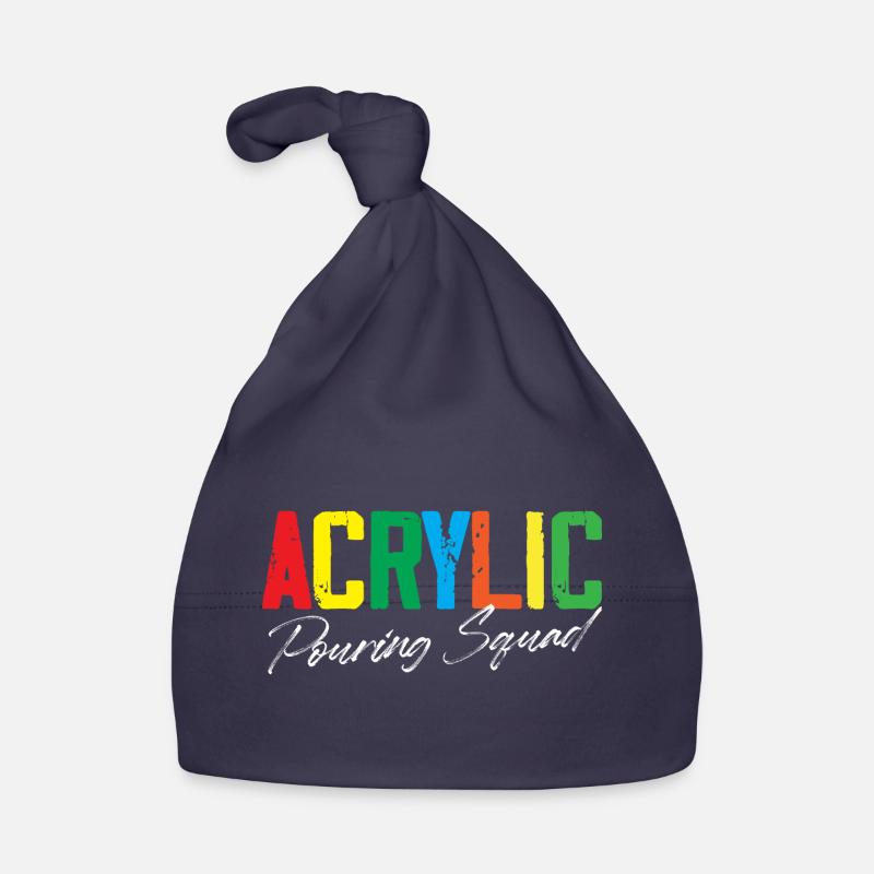 Équipe de coulée d’acrylique Bonnet bio Bébé