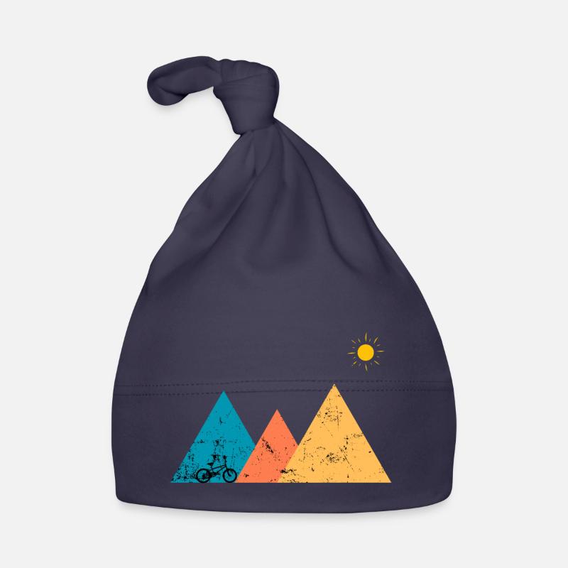 Mountain Biking Forms Organic Baby Cap