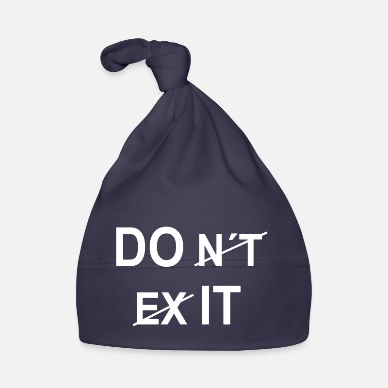 Do it and not don´t exit Baby Bio-Mütze