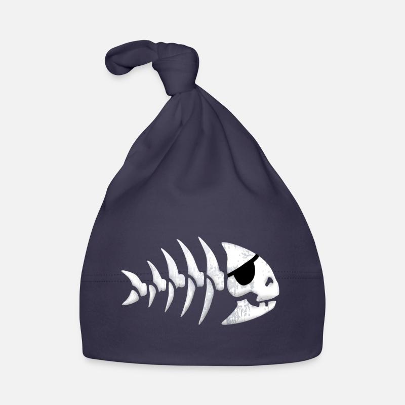Pirate Fish Organic Baby Cap