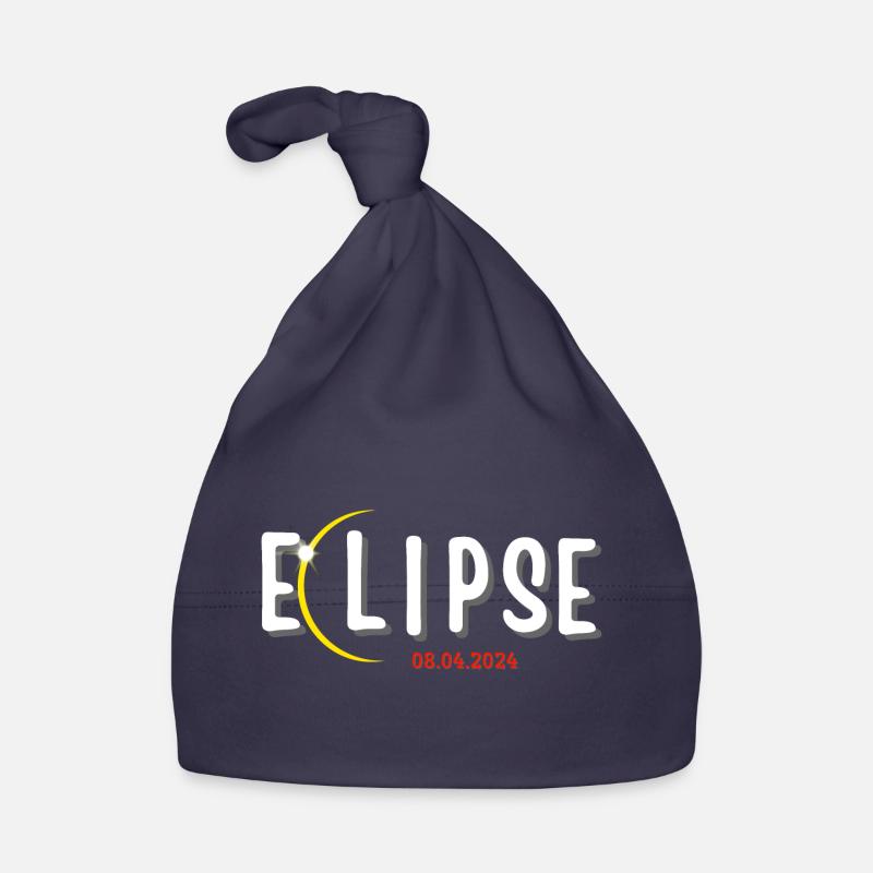 ECLIPSE 2024, ASTRONOMY LOVERS Organic Baby Cap