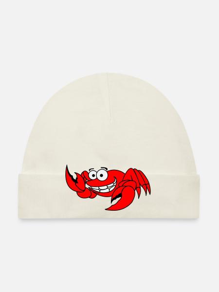 cancer - Organic Baby Cap - navy - Front