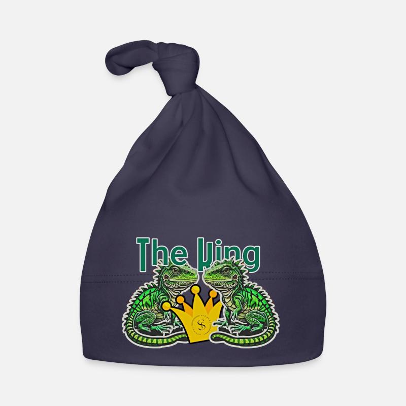 Le Roi Gecko - Bonnet bio Bébé - marine