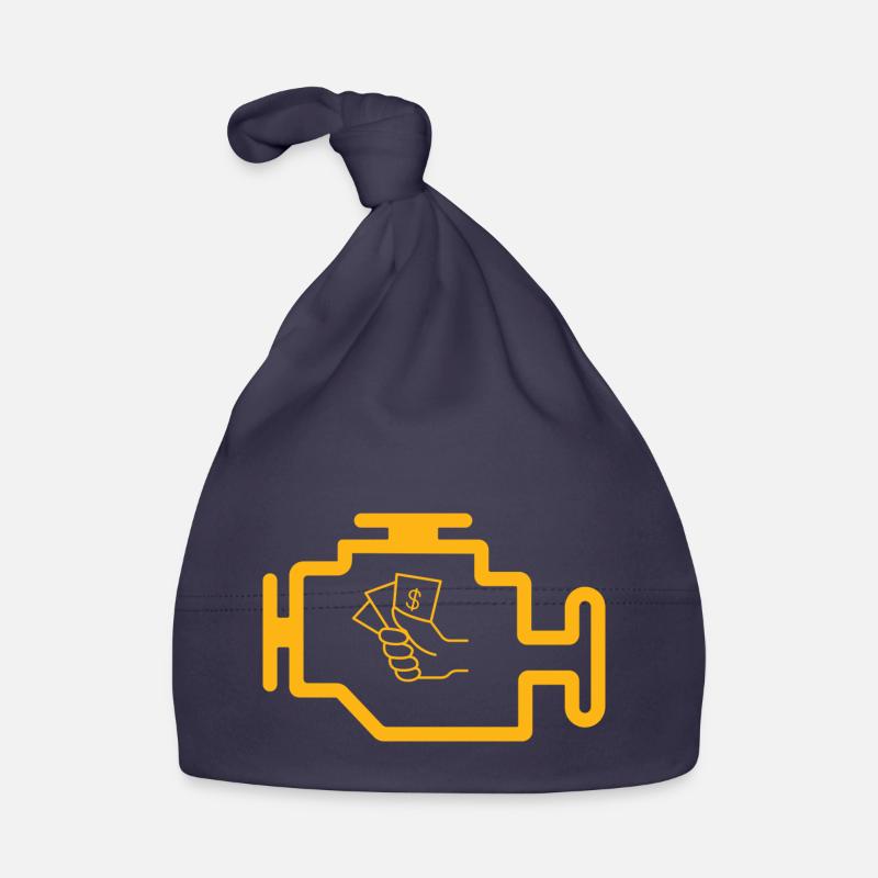 Check engine light Organic Baby Cap