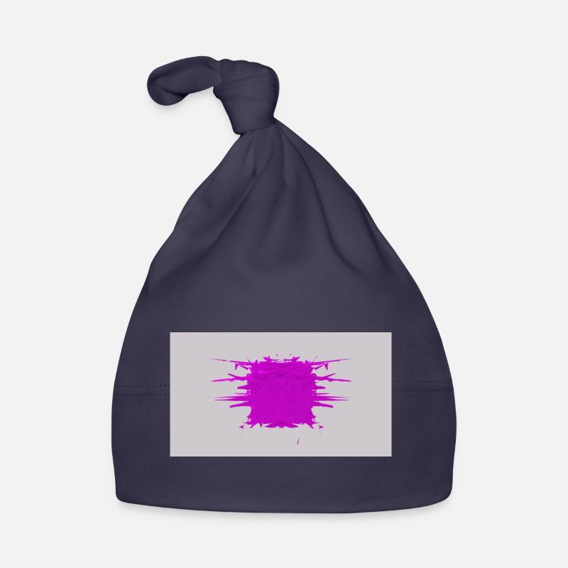 Cube d’éclat - Bonnet bio Bébé - marine