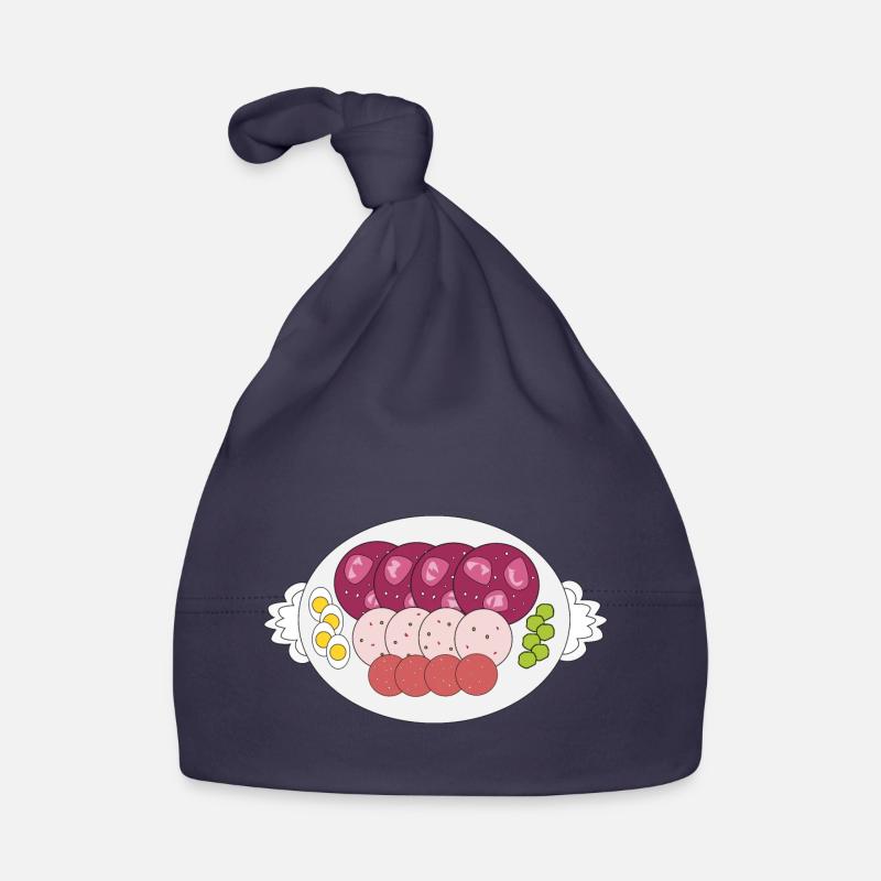 Wurstplatte Baby Bio-Mütze
