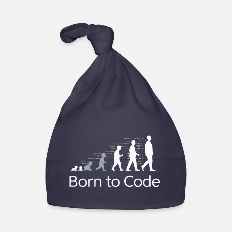 NÉ POUR CODER Bonnet bio Bébé