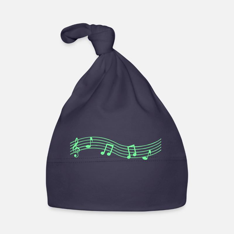 note de musique Bonnet bio Bébé