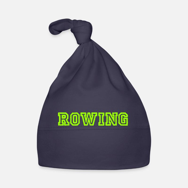Aviron Slogan - Aviron - Rameur - Rameur Bonnet bio Bébé