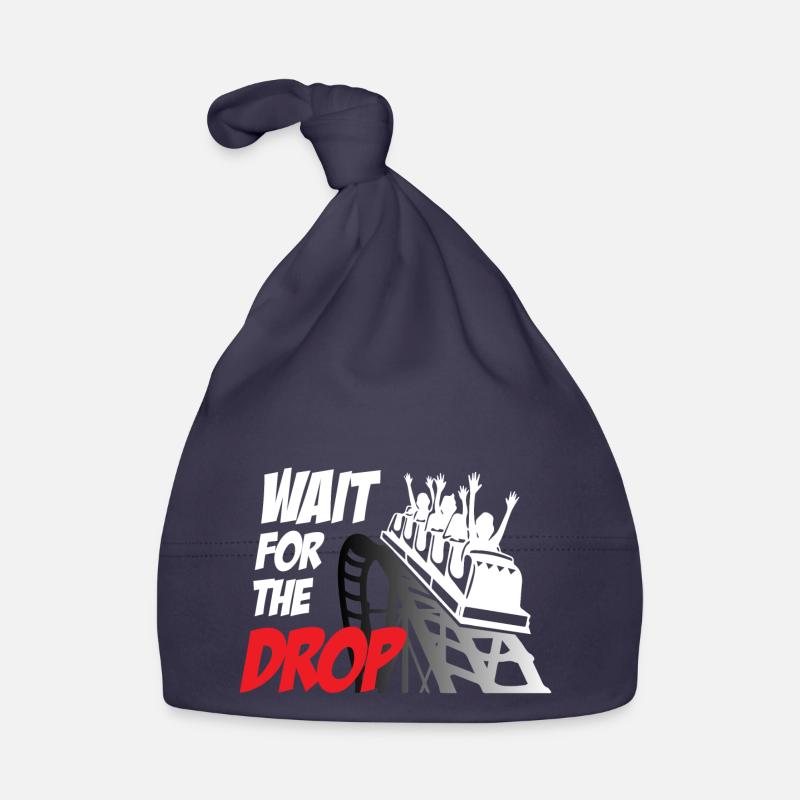 Wait For The Drop Roller Coaster Baby Bio-Mütze
