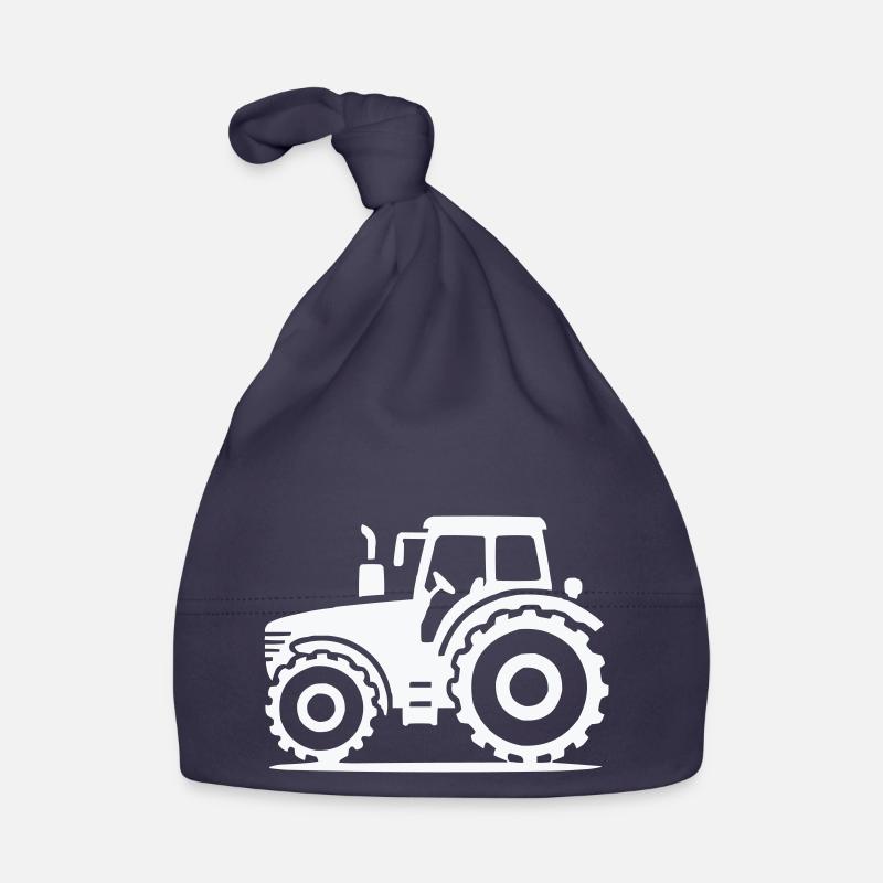 Tractor Organic Baby Cap