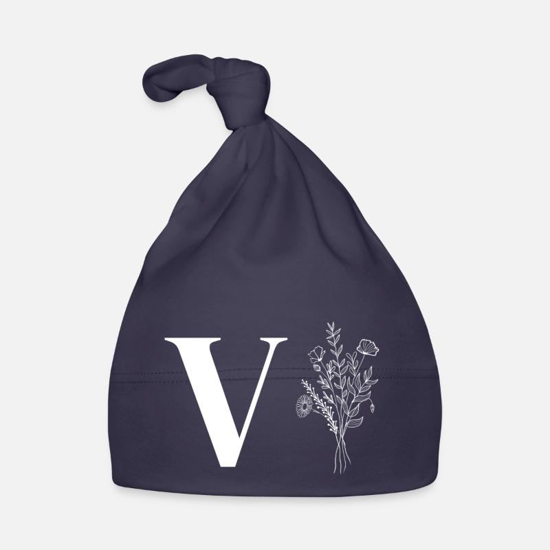 Lette v fleurs minimalistes Bonnet bio Bébé