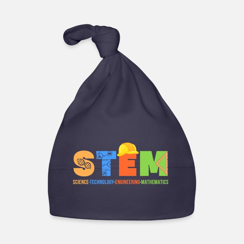 Science Technology Engineering Mathematics Organic Baby Cap