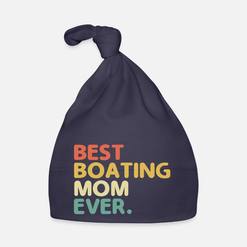 Beste bootfahrende Mutter aller Zeiten Paddelboot Baby Bio-Mütze
