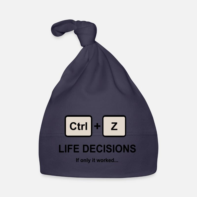 Ctrl + Z Décisions de vie Bonnet bio Bébé