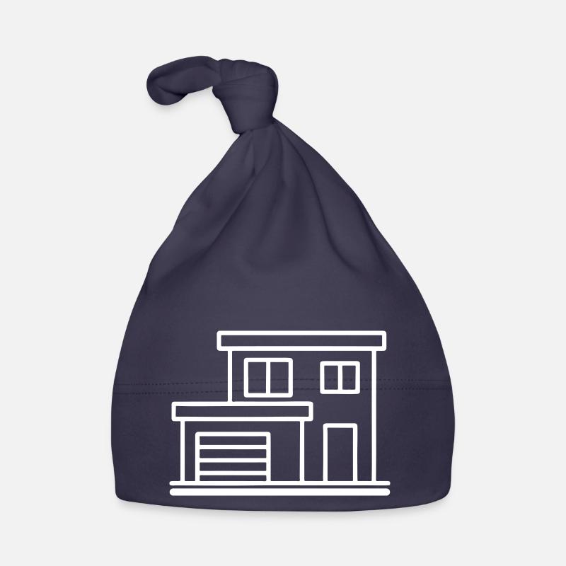 Maison Maison Bâtiment Symbole Bonnet bio Bébé