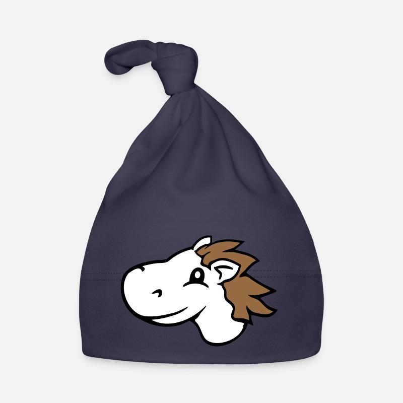 cheval mignon poney poulain équitation rapide comique cavalier Bonnet bio Bébé
