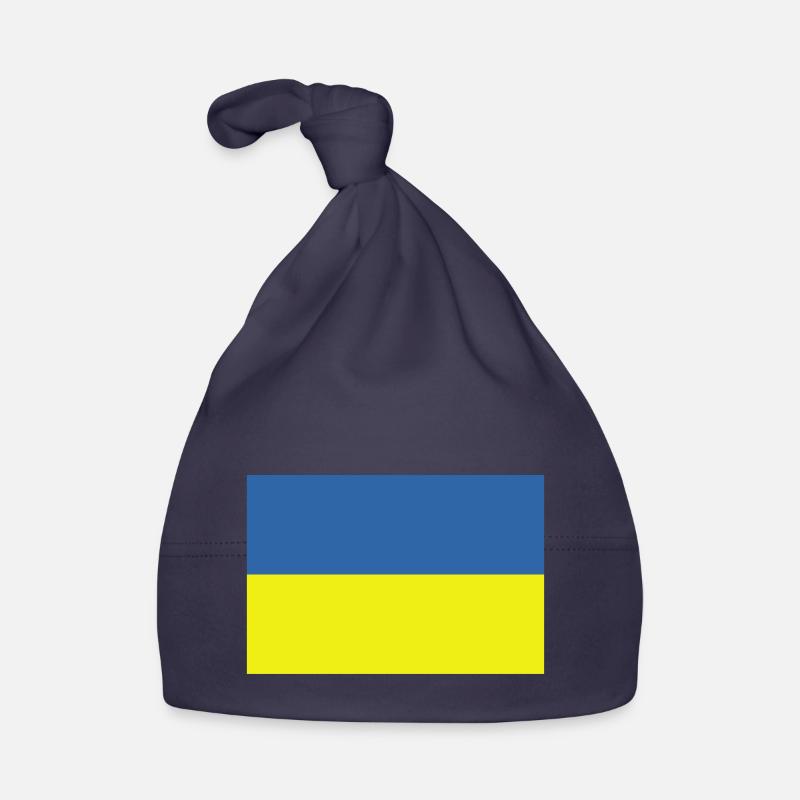 Ukraine - drapeau Bonnet bio Bébé