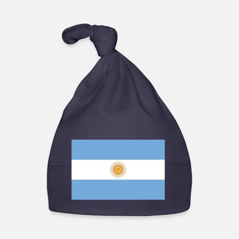 Drapeau Argentine Argentine Bonnet bio Bébé