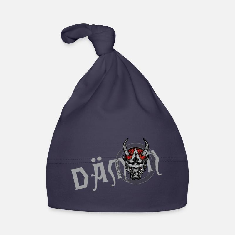 devil satan demon horns hell Demon inside Organic Baby Cap