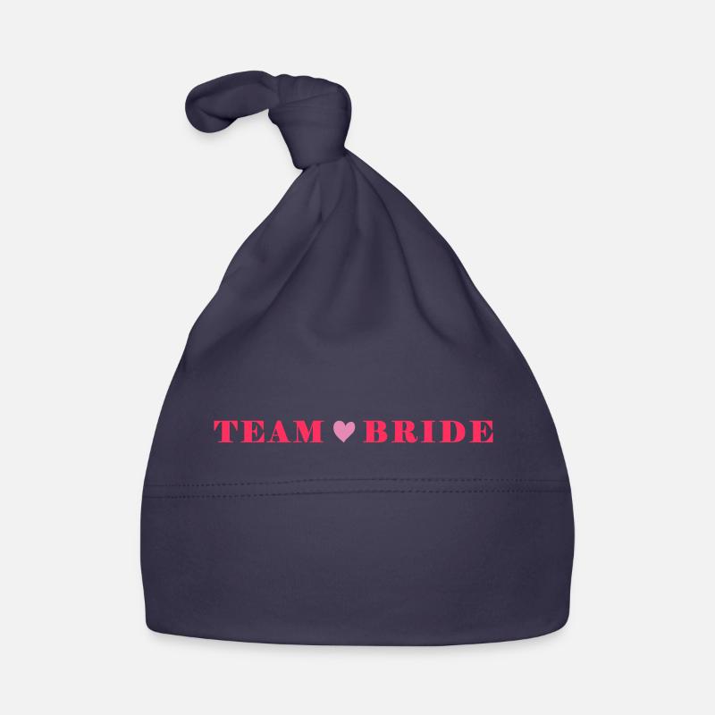 Team Bride Organic Baby Cap