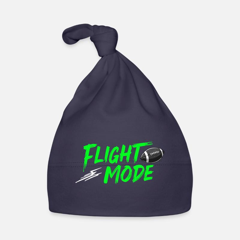 Flight Mode – Football Power activated Organic Baby Cap