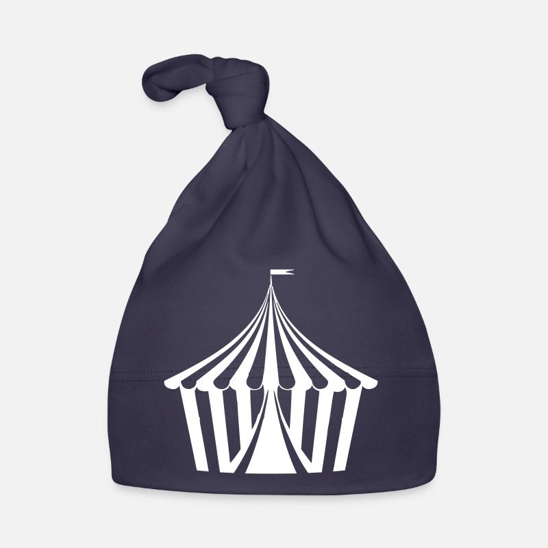 Tente de cirque - Bonnet bio Bébé - marine
