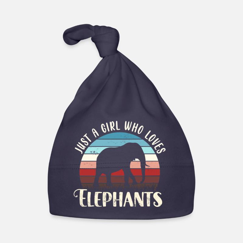 Eléphant éléphant Bonnet bio Bébé