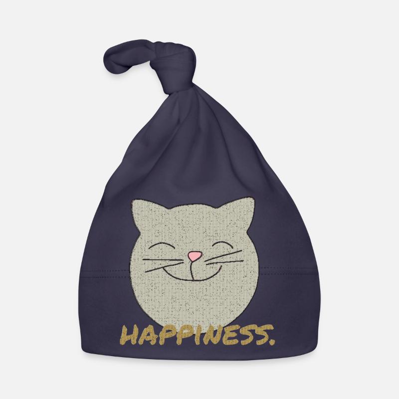 Cat Happiness Organic Baby Cap
