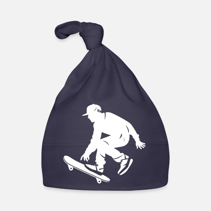 Skateboarding Junge Baby Bio-Mütze
