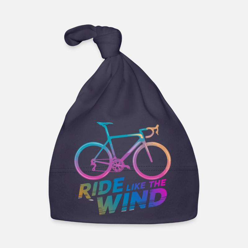 Gradient Fahrradfahrt Grafik Baby Bio-Mütze