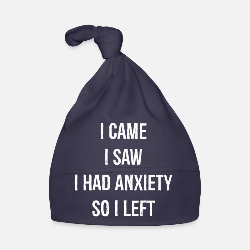 Je suis venu, j’ai vu que j’avais de l’anxiété alors je suis parti Bonnet bio Bébé