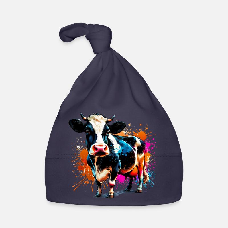 Kuh Baby Bio-Mütze