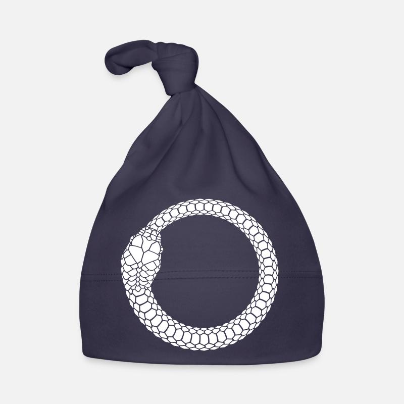 Ouroboros Snake Ring Circle Organic Baby Cap