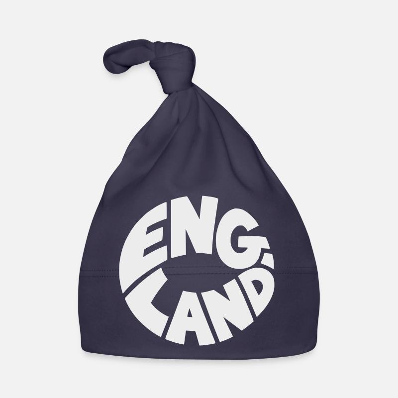Engand Round Logo Printing Design Organic Baby Cap