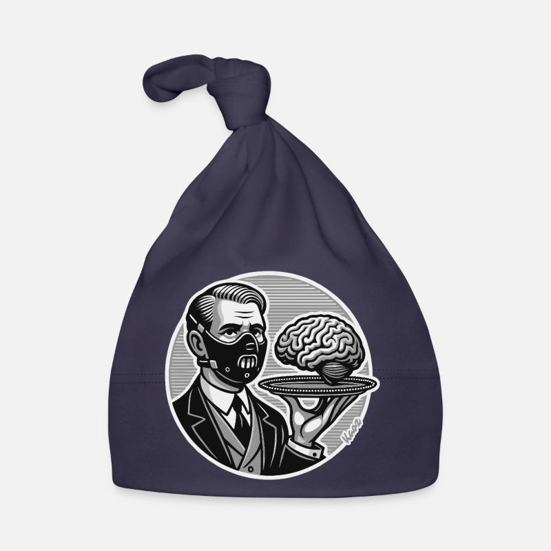 Parody Lecter Catering Serves Brain Today Organic Baby Cap