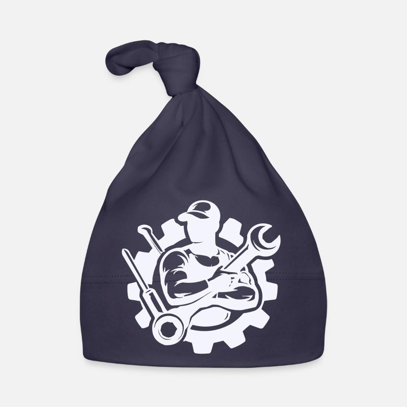Schrauberkraft im Zahnrad-Design Baby Bio-Mütze