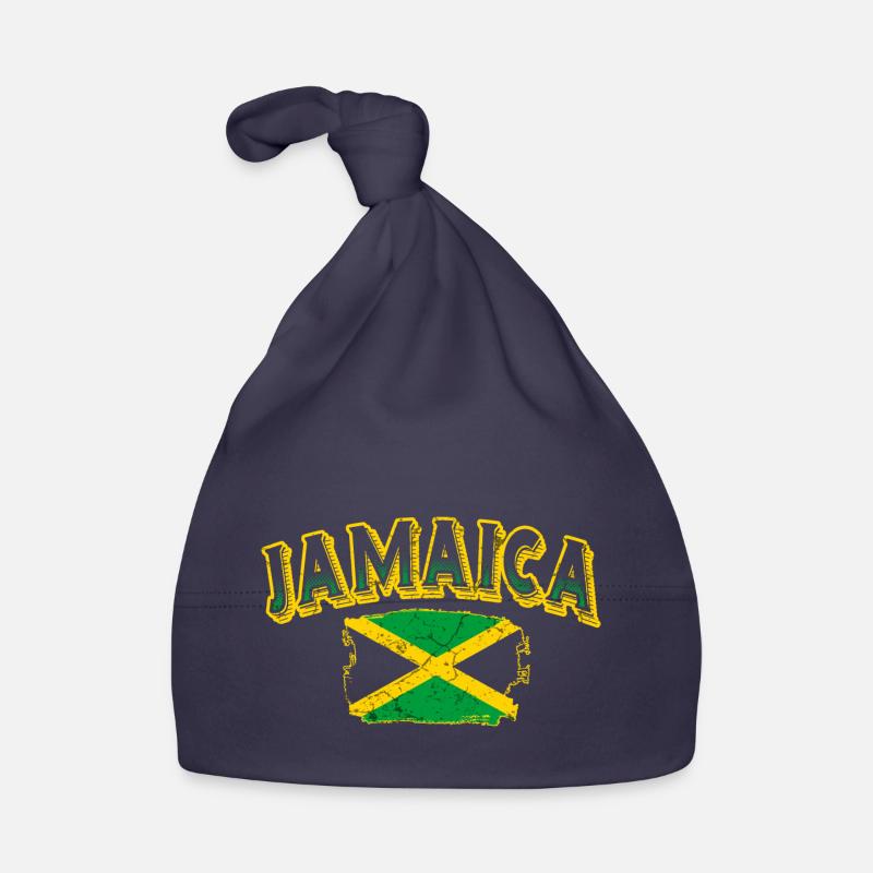 Jamaïque - Bonnet bio Bébé - marine